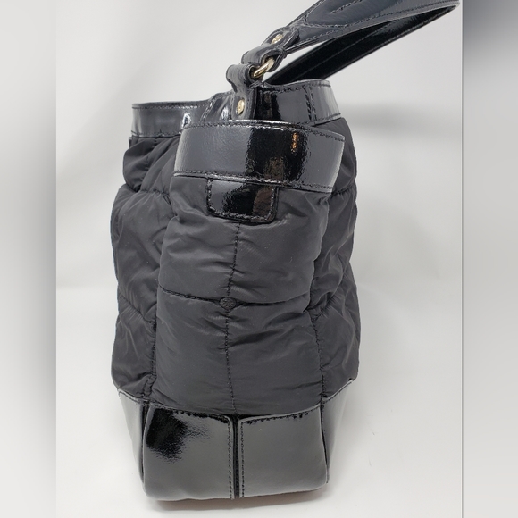 Kate Spade Quilted and Patent Leather Satchel - Picture 2 of 9